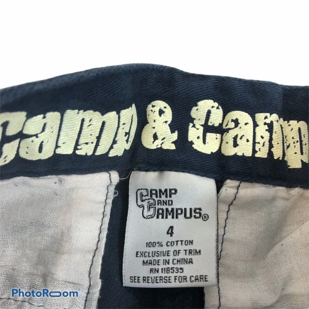 Boys Brand New Camp & Campus Blue Cargo‎ Shorts 4